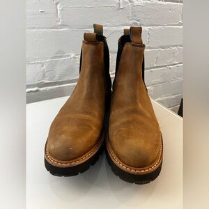 NISOLO Chelsea Lug Boots in Tobacco